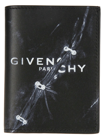 Givenchy Logo 6cc Card Holder In Nero
