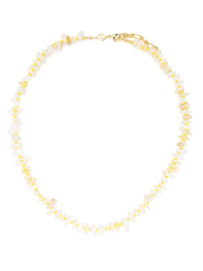 Anni Lu Wave Dancer 18kt Gold-plated Necklace In Yellow
