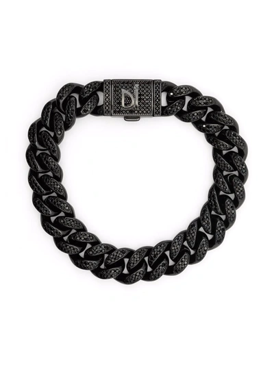 Darkai Logo-plaque Chain-link Bracelet In Nndnl Nero