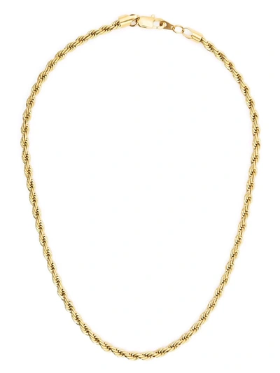 Darkai 18k Gold-plated Rope Necklace In Ggxxl Gold
