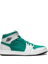 Jordan Air  1 Mid "lush Teal" Sneakers In Grün
