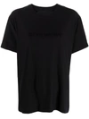 Givenchy Logo Print T-shirt In Schwarz