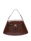 BY FAR PORTIA PATENT LEATHER TOTE BAG