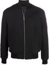 Givenchy Wool Bomber Jacket In Black