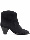 ISABEL MARANT ÉTOILE MID-HEEL SUEDE ANKLE-BOOTS