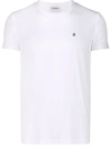 Dondup Short Sleeves T-shirt With Small Logo In White