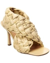 Bottega Veneta Intrecciato Slingback Sandal In Ivory