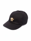 Versace Medusa-head Baseball Cap In Black