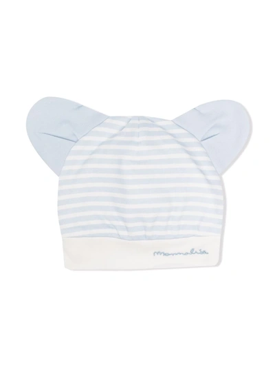Monnalisa Babies' Striped Knit Top In Blue
