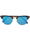 Ray Ban Tortoiseshell Square-frame Sunglasses In Brown