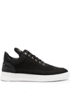 Filling Pieces Logo Low-top Sneakers In Black