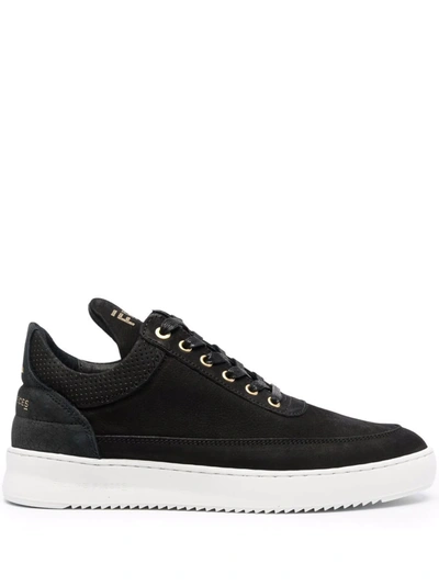 Filling Pieces Logo Low-top Trainers In Black