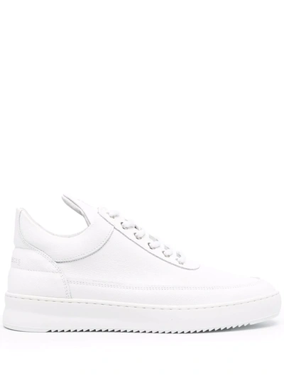 Filling Pieces Sneakers In White Leather