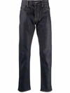 Carhartt Mid-rise Straight-leg Jeans In Blau