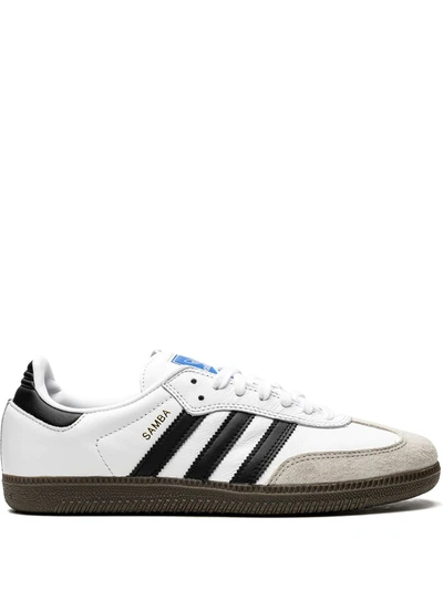 ADIDAS ORIGINALS SAMBA ADV "WHITE/BLACK" SNEAKERS