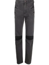Kenzo Straight-leg Chino Trousers In Gray