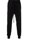 Thom Krom Slim-cut Drawstring Track Pants In Black