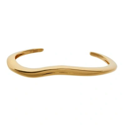 Agmes Gold Small Astrid Cuff Bracelet