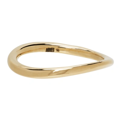 Agmes Gold Small Astrid Ring