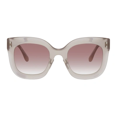 Isabel Marant D-frame Acetate Sunglasses In Neutrals