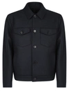 Harris Wharf London Wool Shirt Jacket<br/> In Blue