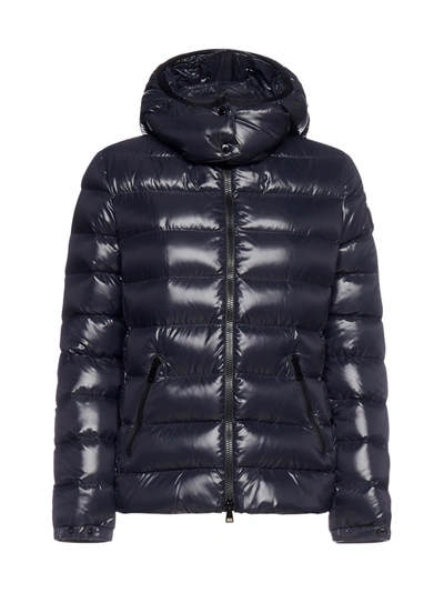 Moncler Bady Quilted Nylon Down Jacket In Blue