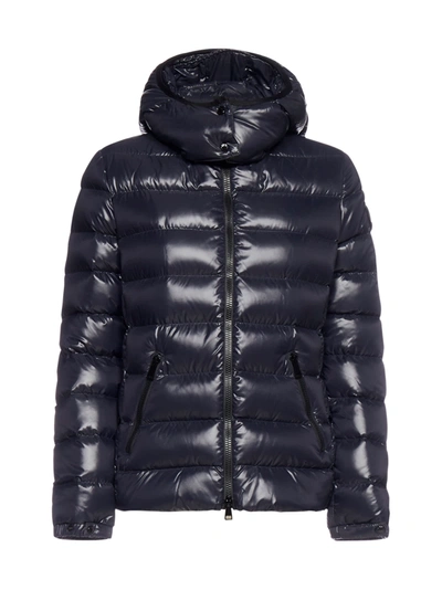 Moncler Bady Quilted Nylon Down Jacket In Blu