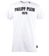 PHILIPP PLEIN PHILIPP PLEIN SS PP1978 WHITE T-SHIRT,FAAC-MTK5246-PJY002N-01