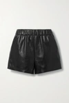 ANINE BING SOFIA VEGAN LEATHER SHORTS