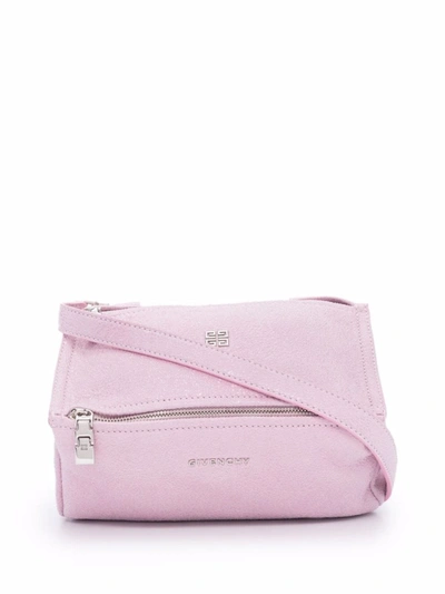 Givenchy Pandora Mini Leather Crossbody Bag In Pink