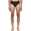 BALENCIAGA BLACK LOGO SWIM BRIEFS