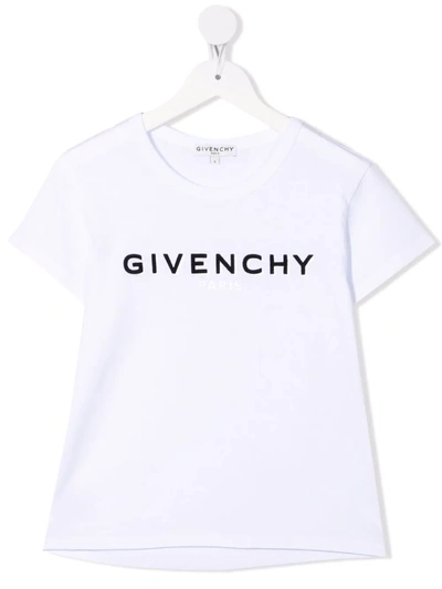 Givenchy Kids' Little Boy's & Boy's Graphic Logo Short-sleeve T-shirt In White