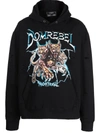 DOMREBEL CANINE GRAPHIC-PRINT PULLOVER HOODIE