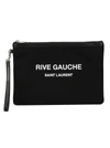 SAINT LAURENT SAINT LAURENT RIVE GAUCHE ZIPPED POUCH