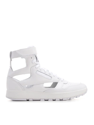 Maison Margiela X Reebok Classic Leather Tabi High-top Sneakers In White