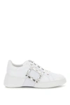 ROGER VIVIER ROGER VIVIER VIV' SKATE STRASS BUCKLE SNEAKERS