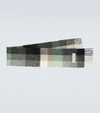 ACNE STUDIOS WOOL-BLEND CHECKED SCARF,P00582484