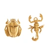 SAINT LAURENT SCORPION AND BEETLE BROOCHES,P00555107