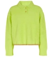 Jacquemus Polo Neve Kiwi Green Sweater In Green