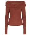 JACQUEMUS LA MAILLE ASCUA MOHAIR AND WOOL-BLEND SWEATER,P00572133