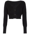 JACQUEMUS LE CARDIGAN ALZOU CROPPED CARDIGAN,P00572270