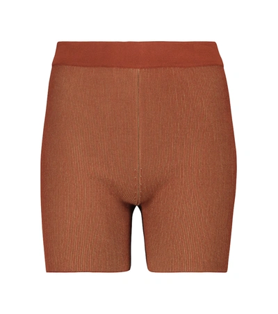 Jacquemus Brown La Montagne 'le Short Arancia' Shorts