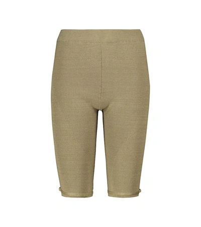 Jacquemus Khaki La Montagne 'le Short Sierra' Shorts In Green