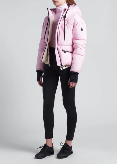 Moncler Womens Pink Allesaz Padded Shell-down Jacket Xs In 521