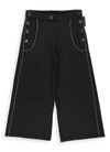 GIVENCHY GIVENCHY KIDS BUTTON DETAIL WIDE LEG PANTS