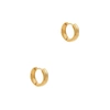 DAISY LONDON MERYL 18KT GOLD-PLATED HOOP EARRINGS,4077860