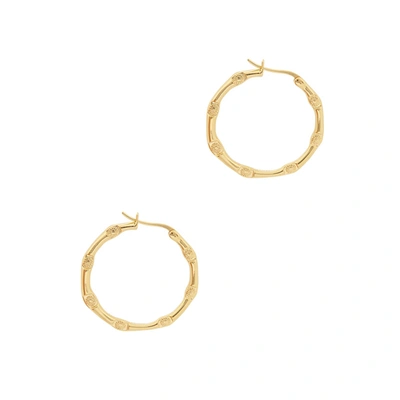 Daisy London X Estée Lalonde Goddess Glow 18kt Gold-plated Hoop Earrings