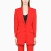 DOLCE & GABBANA RED SINGLE-BREASTED BLAZER,F29JVTHUMCA-J-DOLCE-R0365