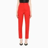 Dolce & Gabbana High-waist Tailored Suit Trousers In Red