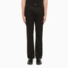 Ferragamo Slim-cut Tailored Trousers In Black